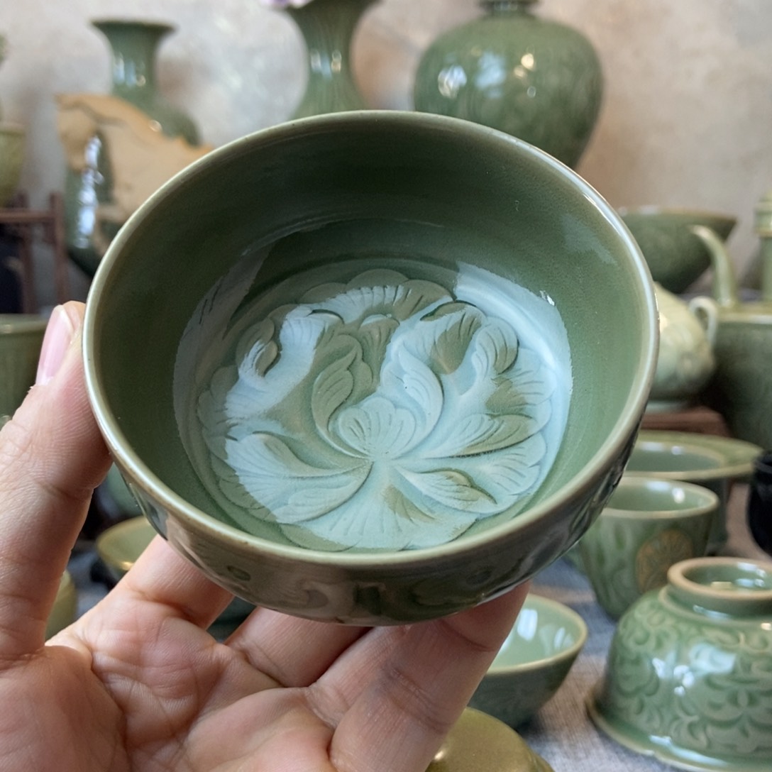 耀州窑福利款主人杯手工