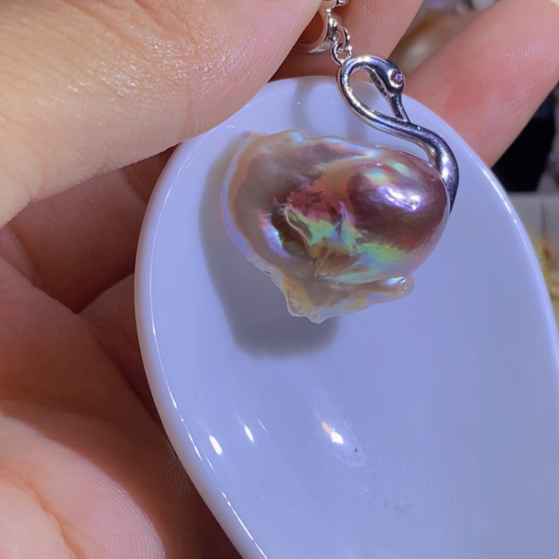 合金淡水珍珠微瑕天然淡水珍珠