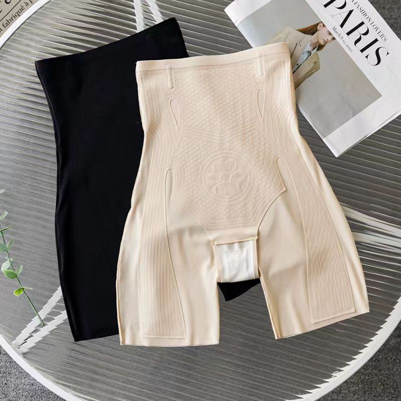 中腰薄款蕾丝收腹显瘦透气塑形裤