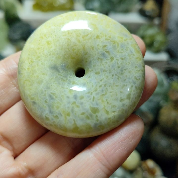 岫玉平安扣未镶嵌