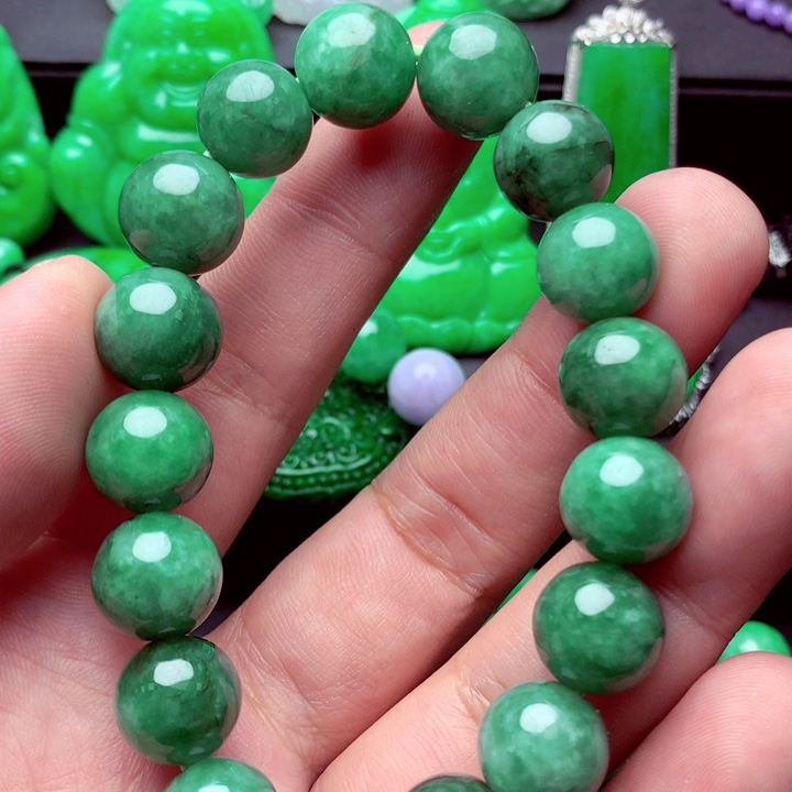 翡翠未镶嵌手链手串