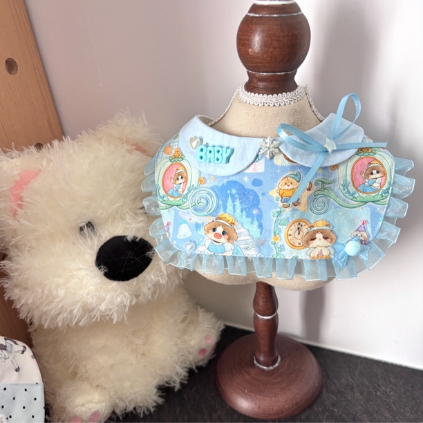 Six Pets原创宠物可爱方领口水巾猫狗通用