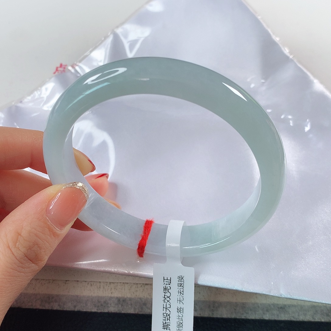 翡翠手镯未镶嵌 正圈⑨⑤