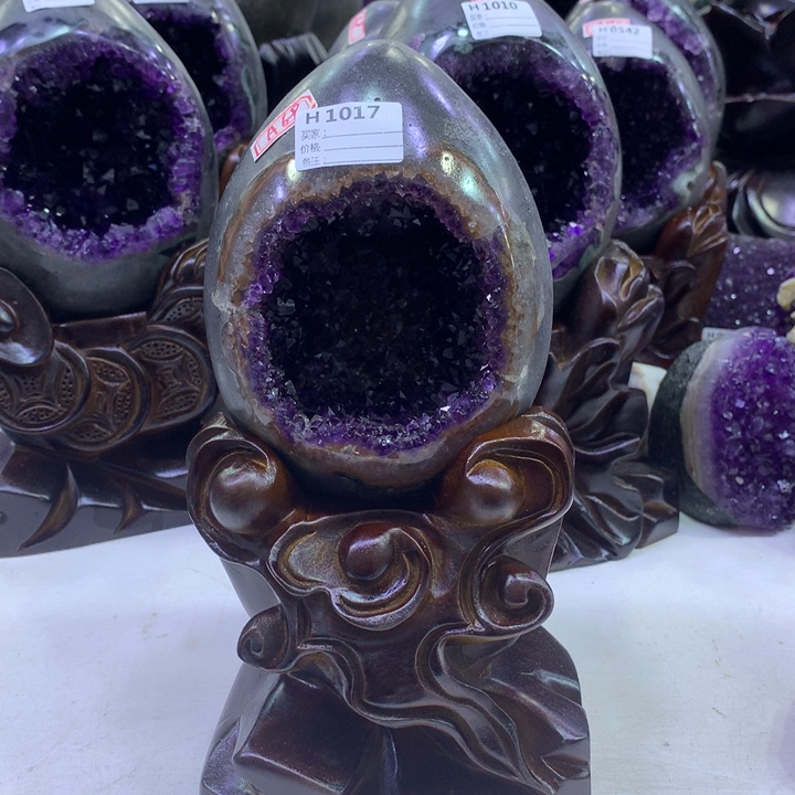 水晶紫水晶未镶嵌笑***路1017