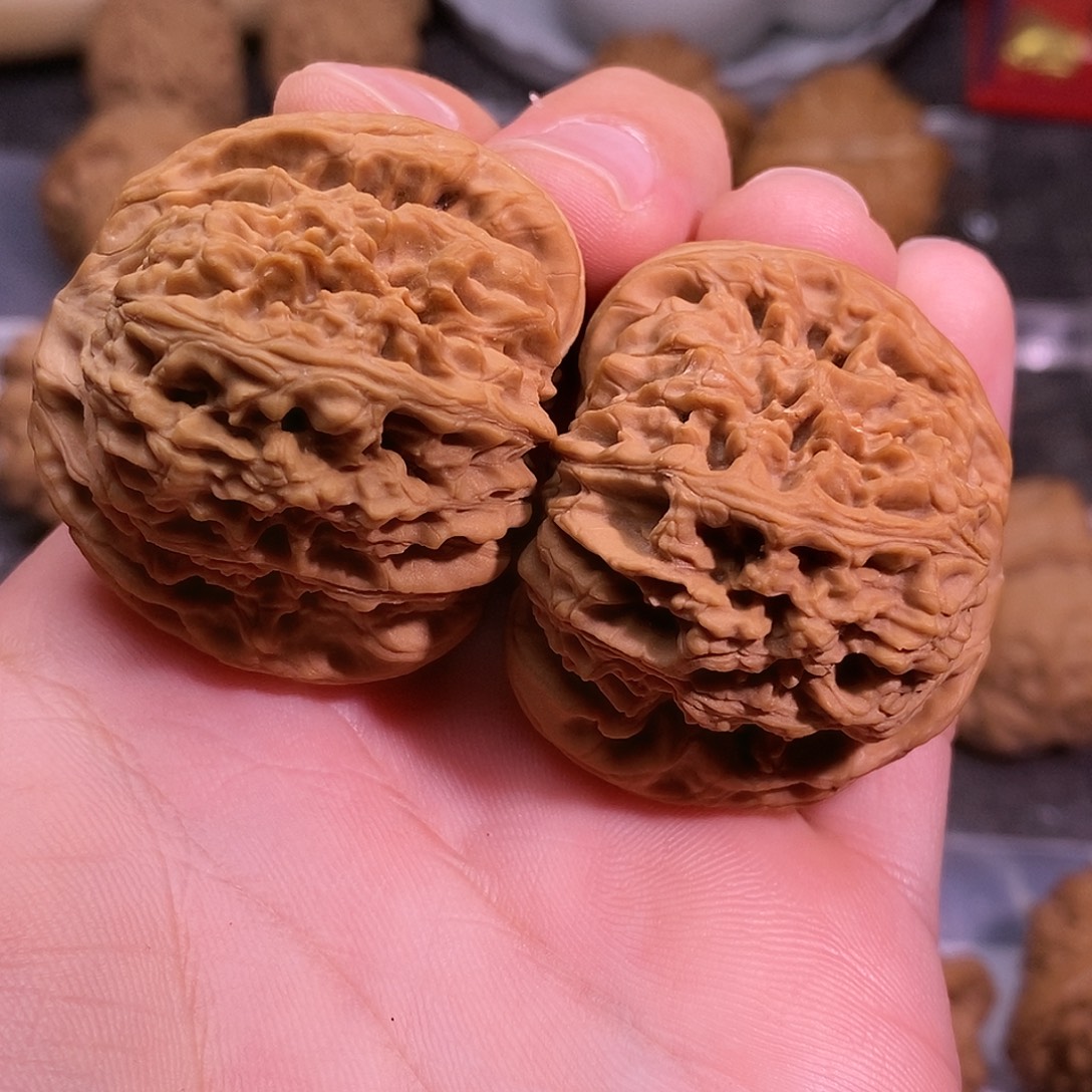 文玩核桃把件南疆石42