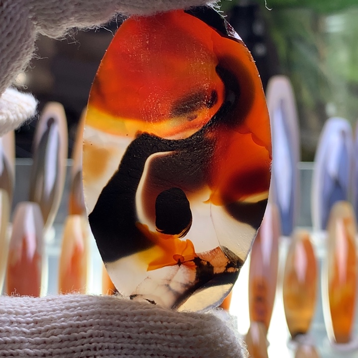 玛瑙/玉髓颈饰未镶嵌138