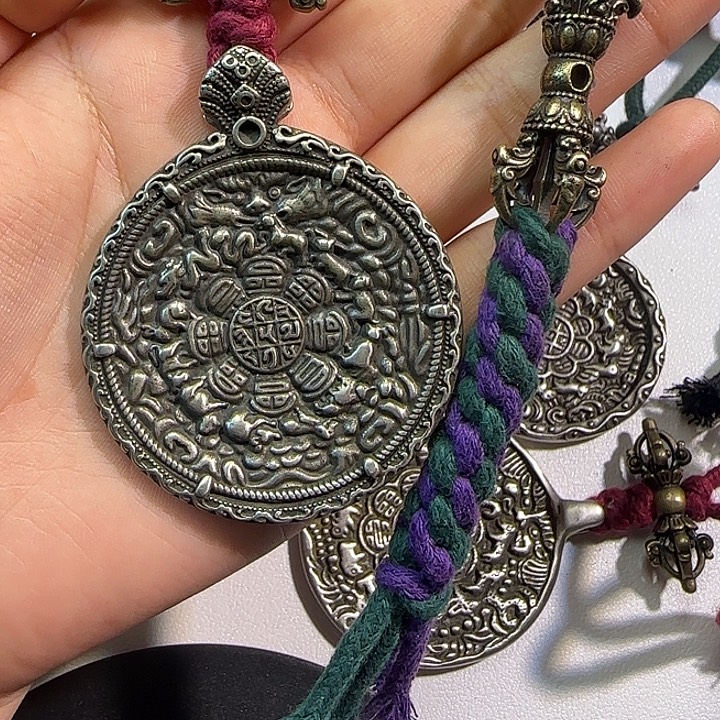 一***提手串/手链核桃藏传工艺品九宫八卦