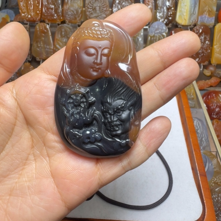 玛瑙/玉髓颈饰未镶嵌寒***，