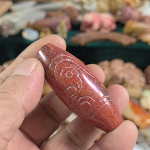 玛瑙/玉髓和田玉质如图所示配饰未镶嵌