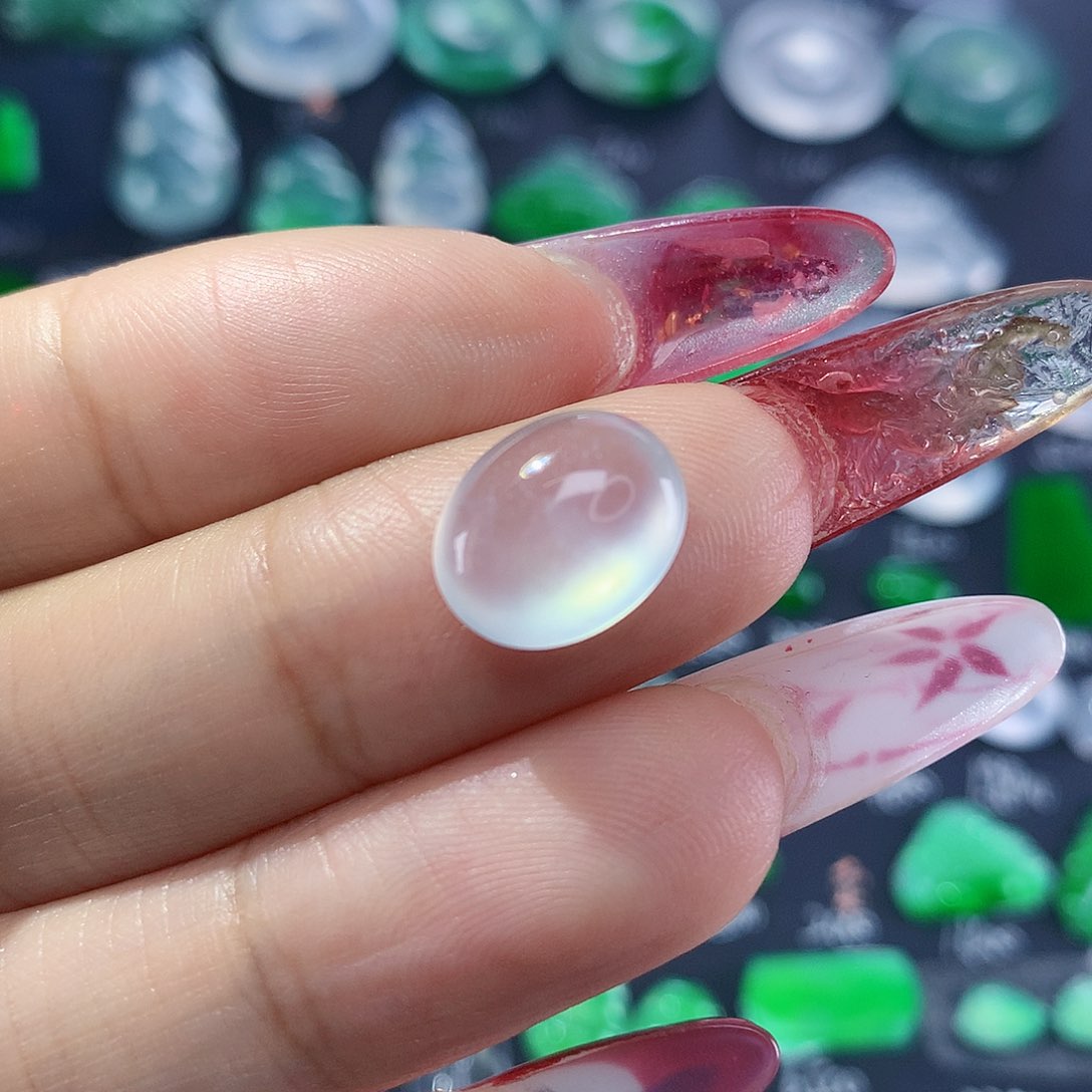 翡翠颈饰未镶嵌纯天然缅甸翡翠a货