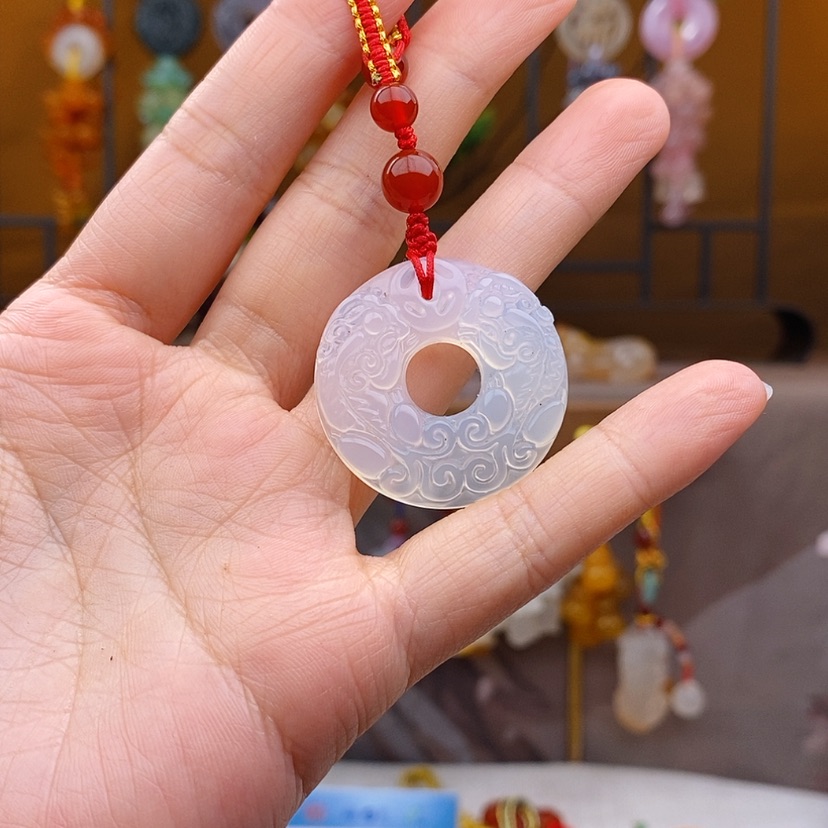 【闪购商品】玛瑙/玉髓车挂未镶嵌