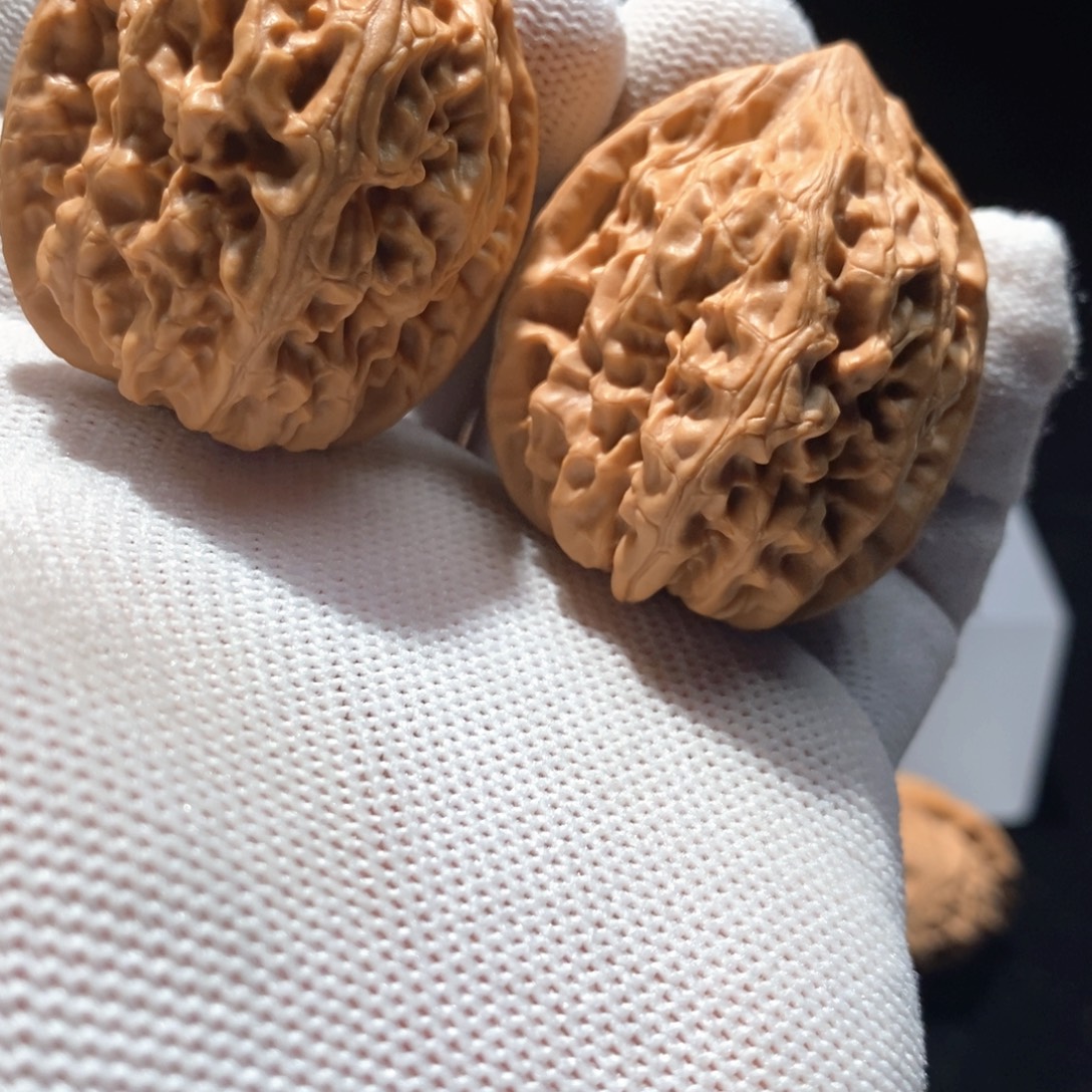 把件文玩核桃777邯郸鸡心37（全）有小虚尖