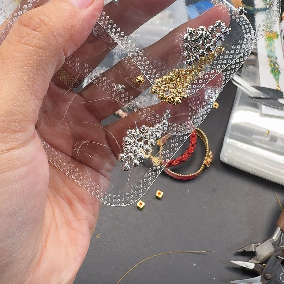 闪闪拍50号3包定位珠