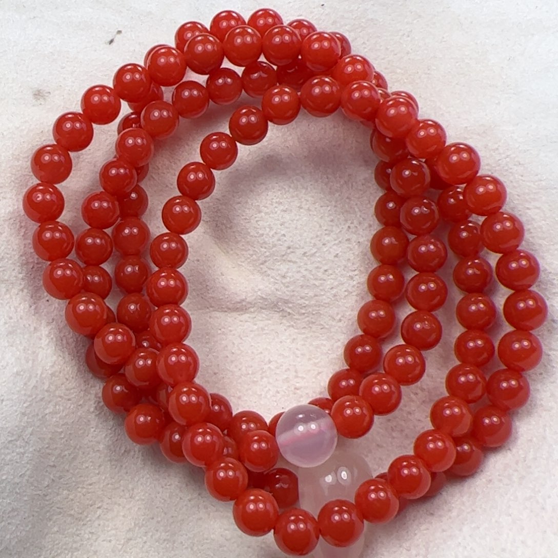 未镶嵌手串南红玛瑙