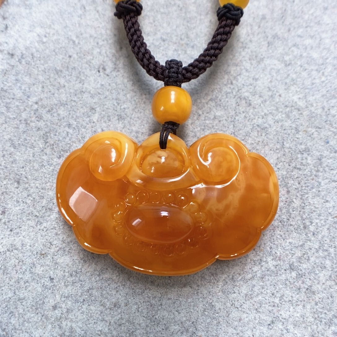 蜜蜡颈饰未镶嵌蜜蜡