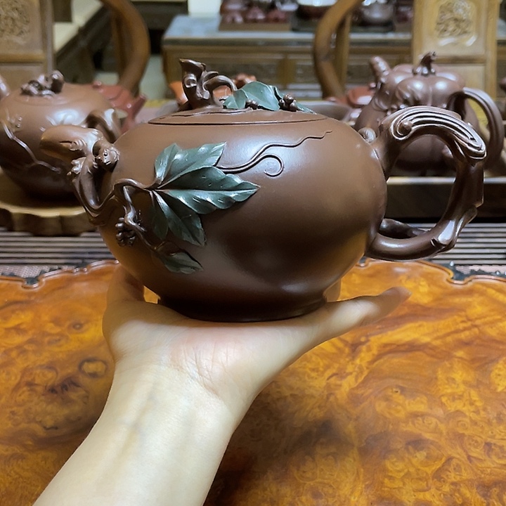茶壶紫砂全手工紫砂壶，