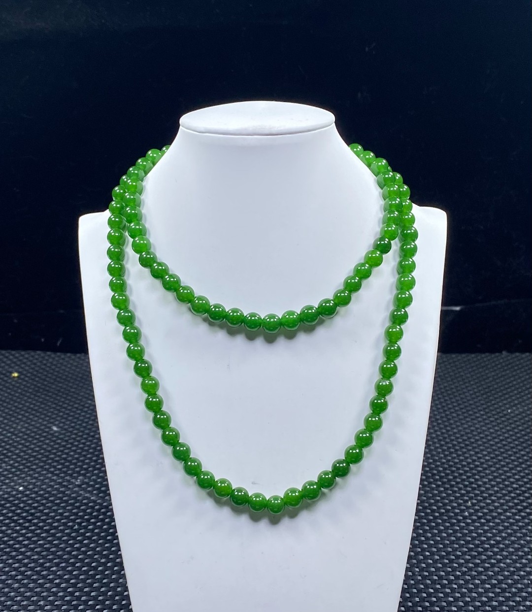 深绿色108项链8mm发一条J07