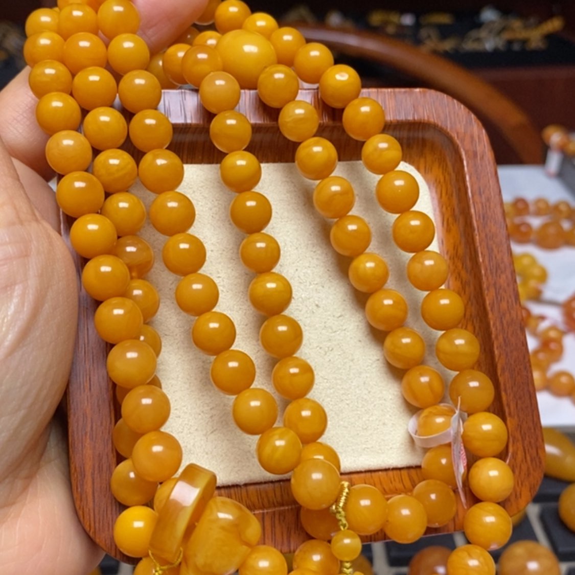 【闪购商品】蜜蜡手链未镶嵌手串