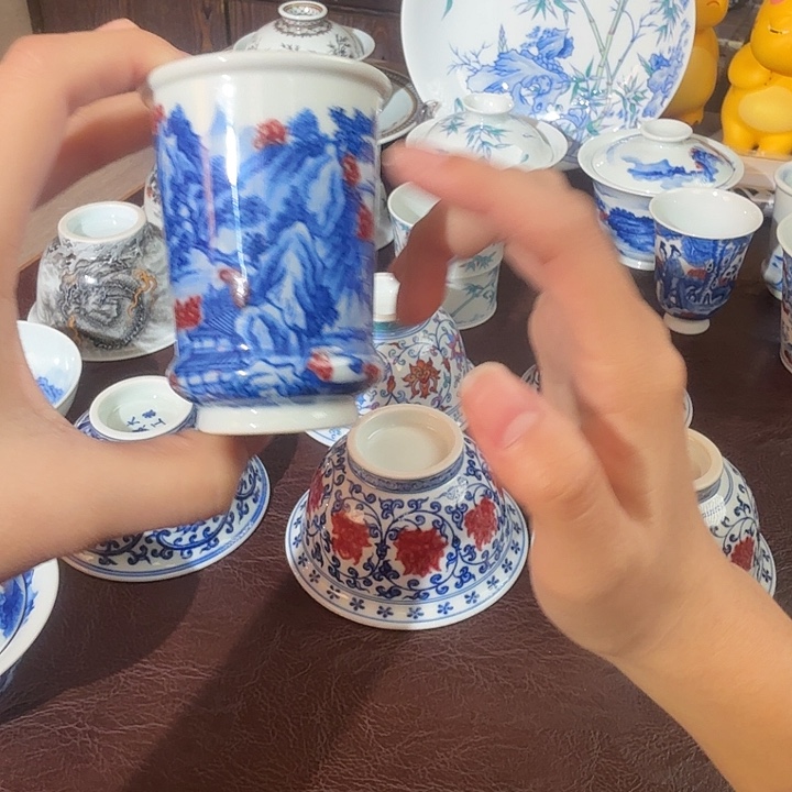 景德镇陶瓷手绘作品