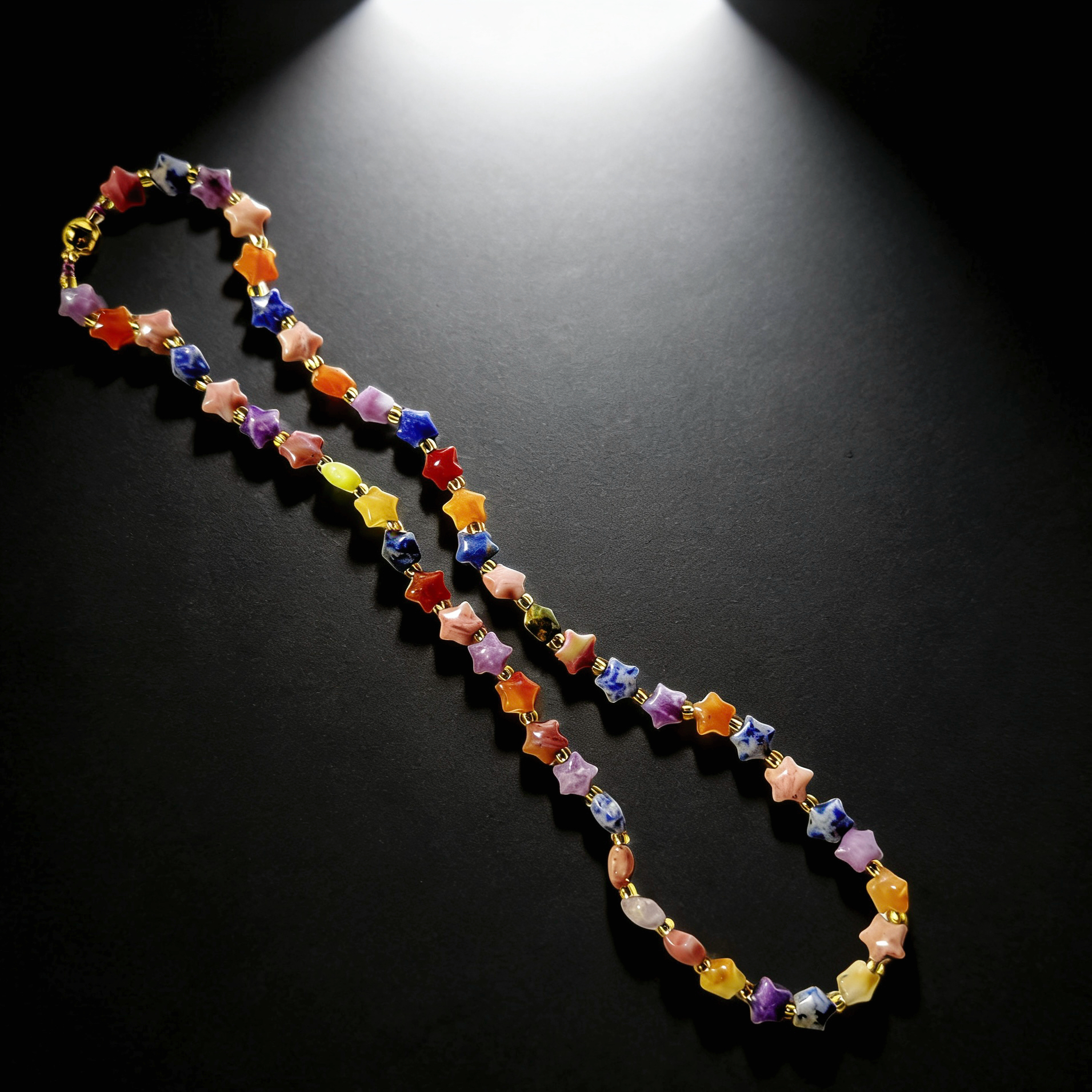 【年终大促-12-28】星空彩老料舒项链 NZ96