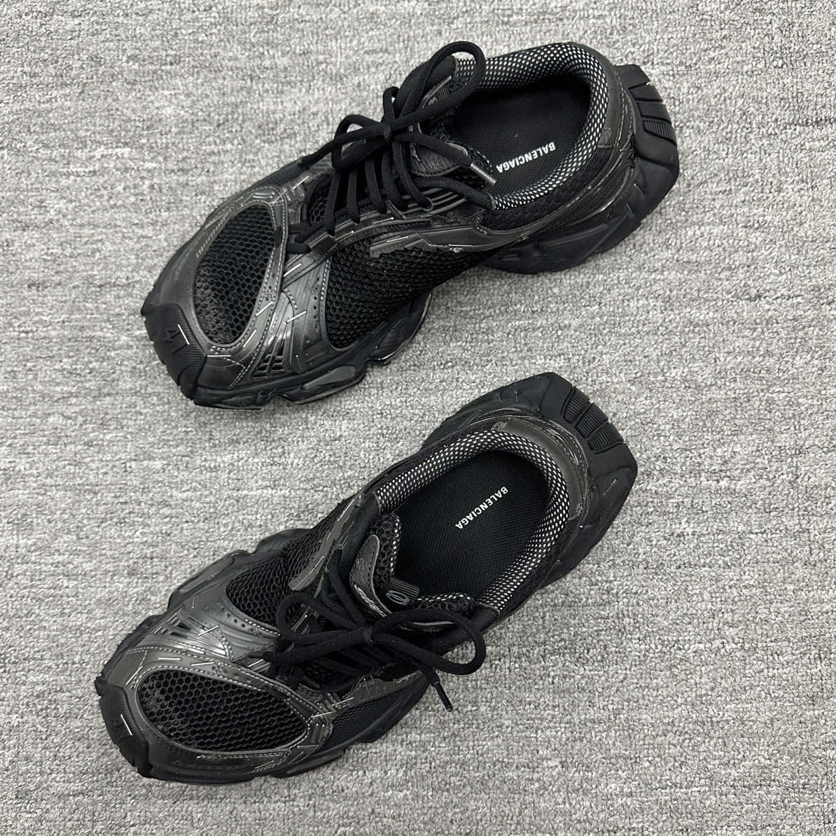 99新 Balenciaga/巴黎世家 41 巴黎世家订书机老爹鞋 黑色99新