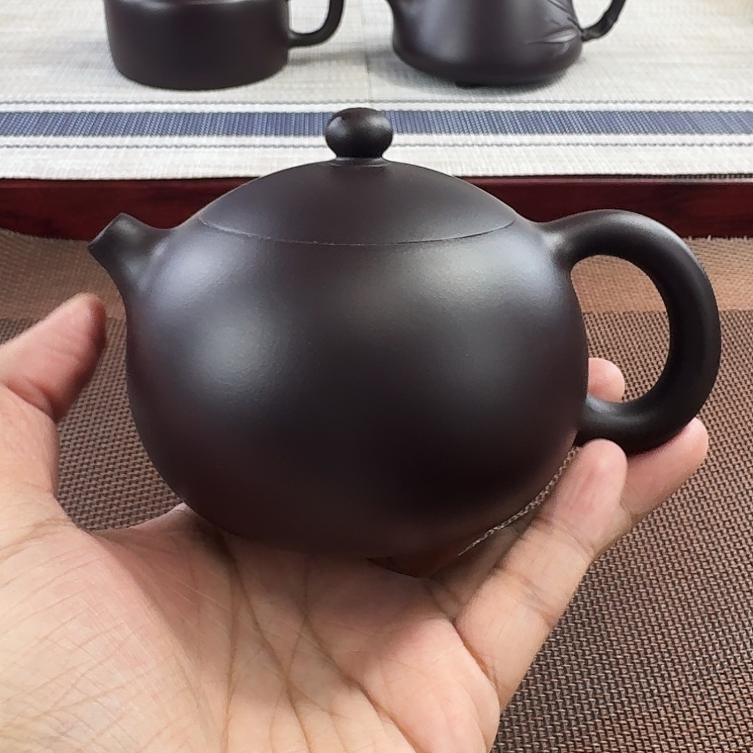 原矿老紫泥西施器形