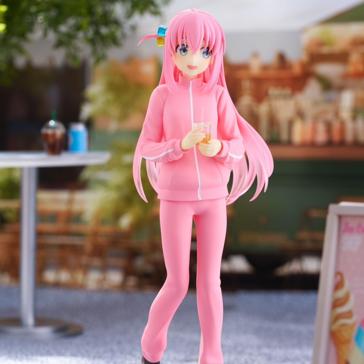 孤独摇滚！Q版孤独摇滚后藤独坐姿二次元美少女手办摆件模型 批发