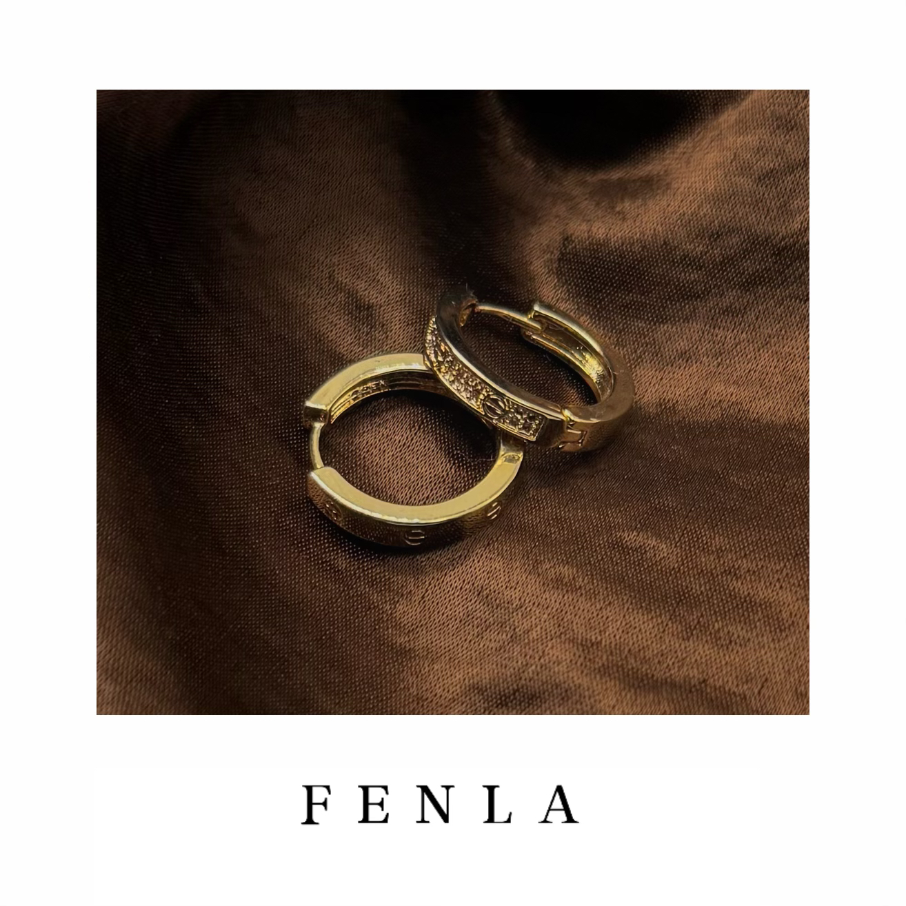 钛钢耳饰 钛钢耳饰 【惠姐私服高级感圆形金属小众耳圈耳饰 115