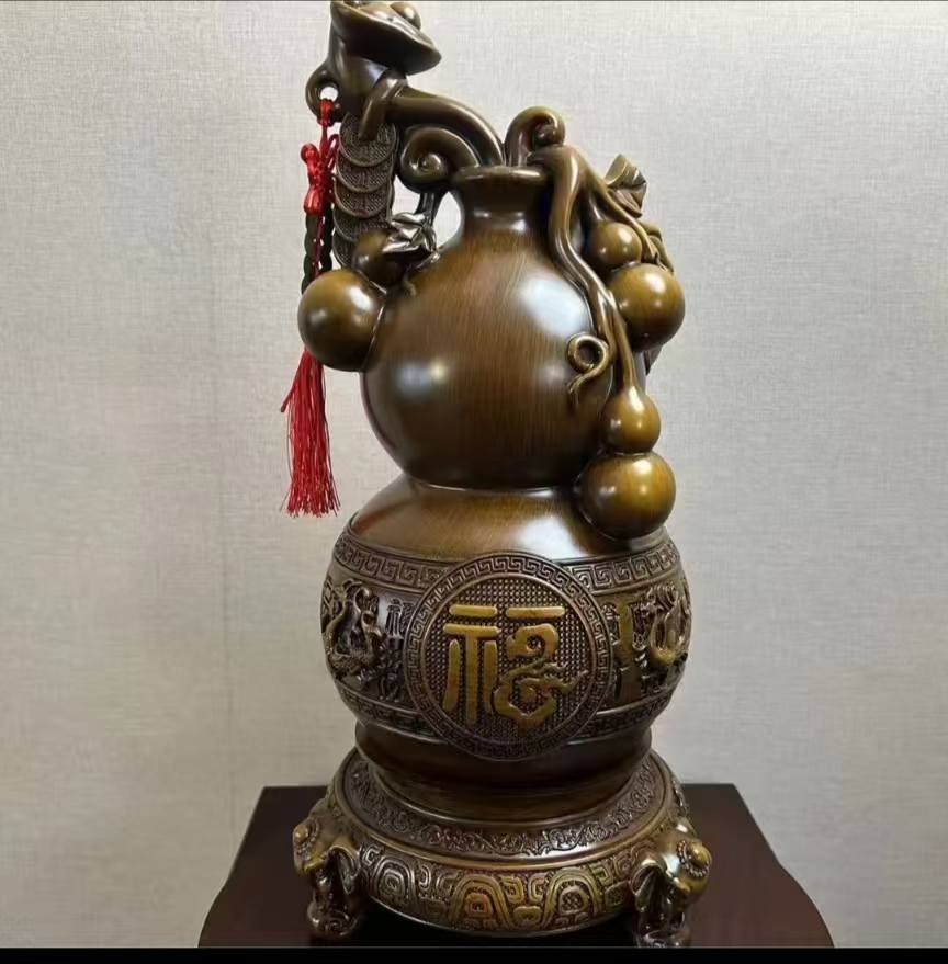 2025A款福禄如意葫芦摆件（ 高约42cm）