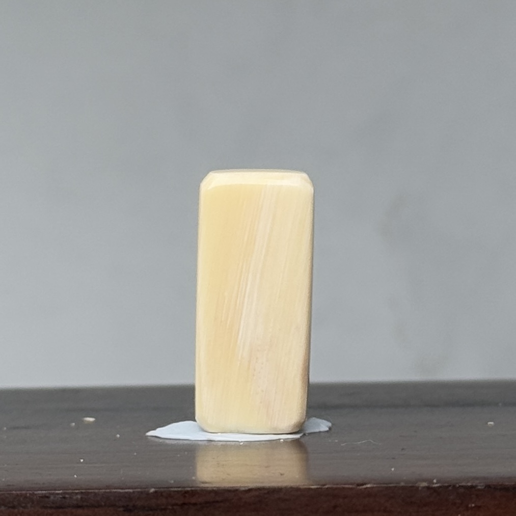 DEZHI/德志24*10*8mm一字三通3.6g孔1.5x2猛犸牙配饰Y747