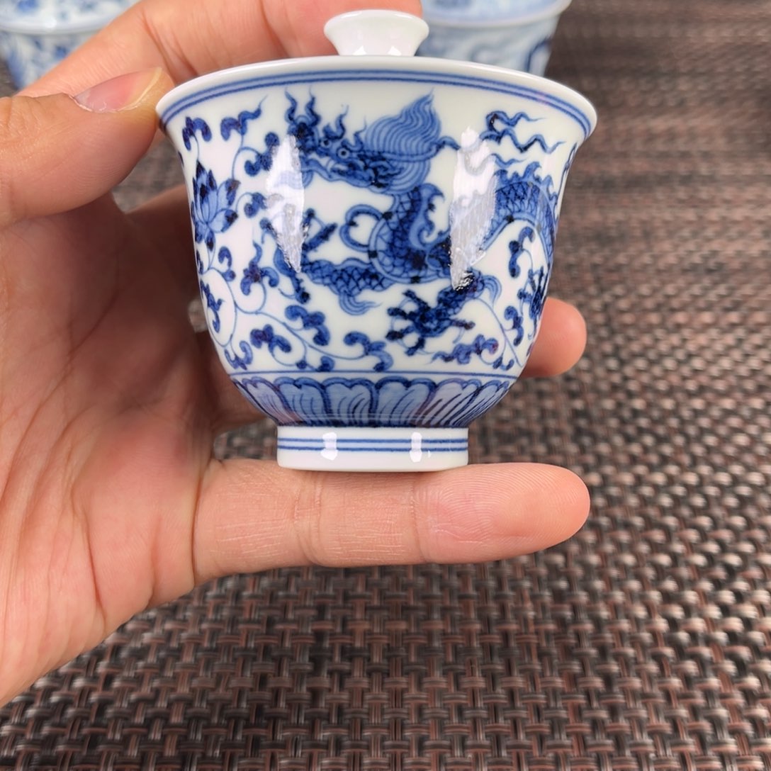 瓷片景德镇陶瓷杯子