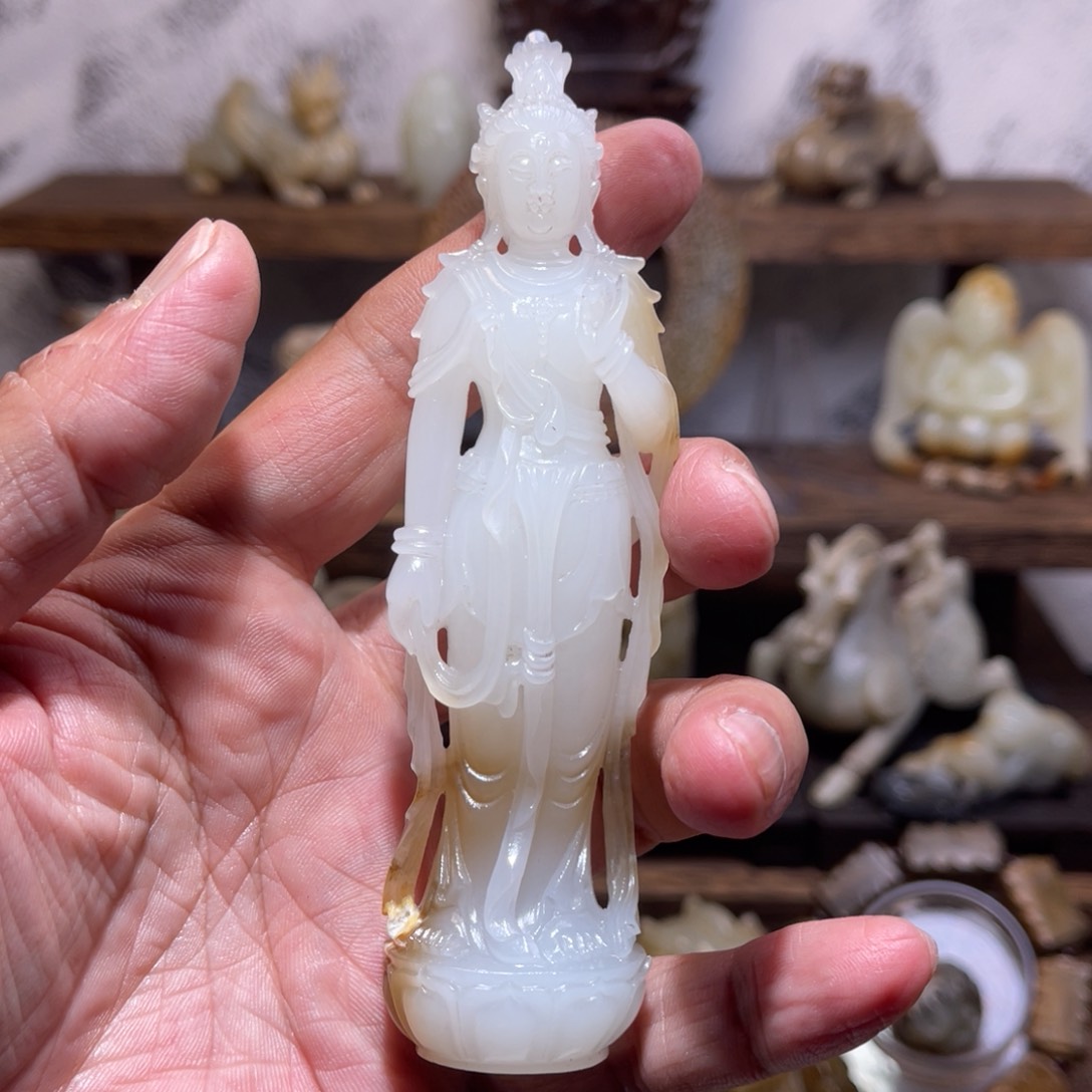 和田玉摆件未镶嵌言*道