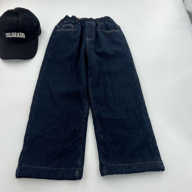 17220高端潮流时尚百搭休闲童装时尚加绒牛仔裤A15-1-4/A17-1-4