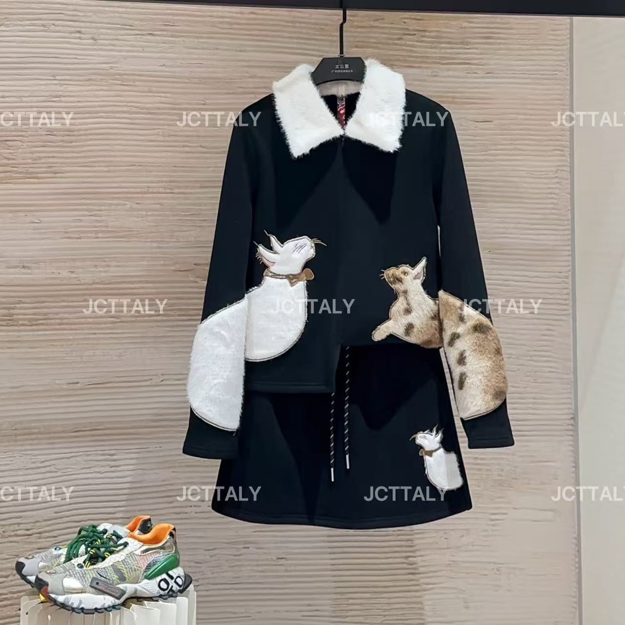 【宠粉价】（加绒）秋冬新款针织设计师款高级感气质洋气套装TZ-907