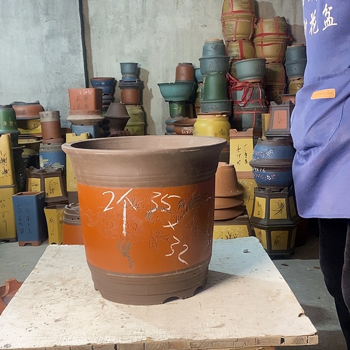 紫砂花盆紫砂花盆盆栽花卉苗木种植