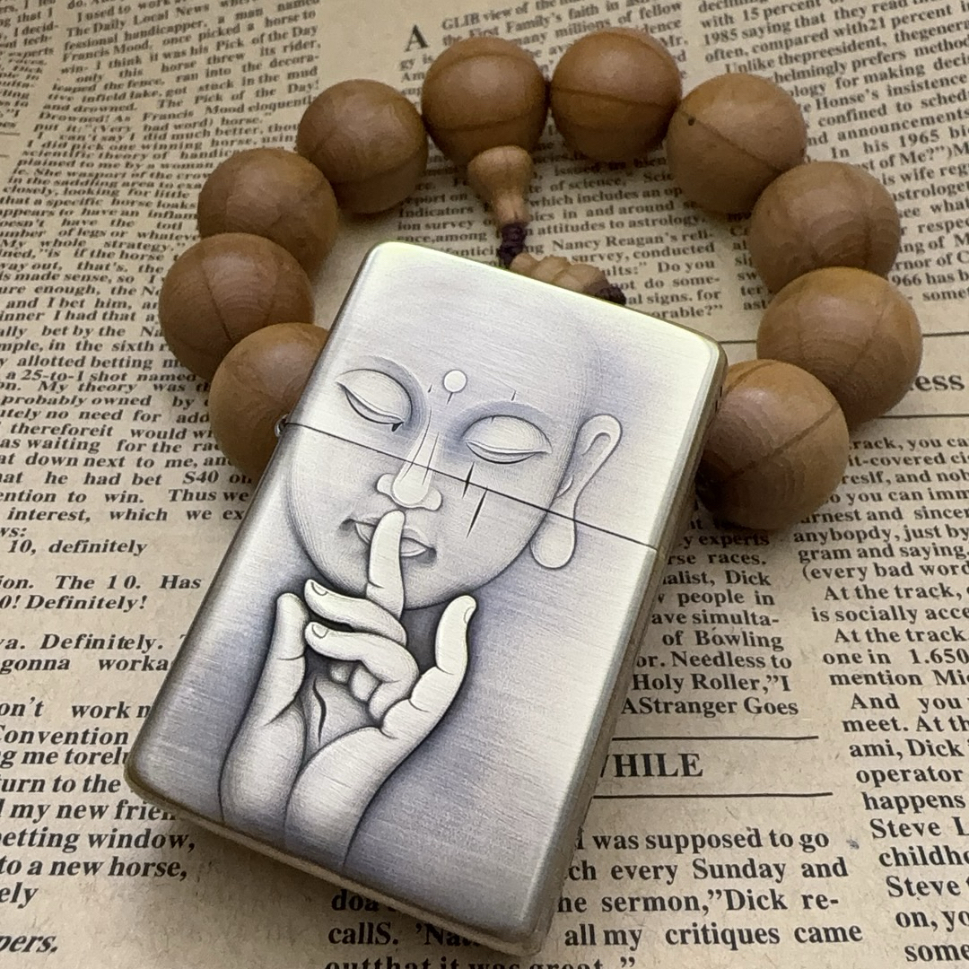 STAR恒星二代浮雕禅悟煤油打火机火机送礼收藏