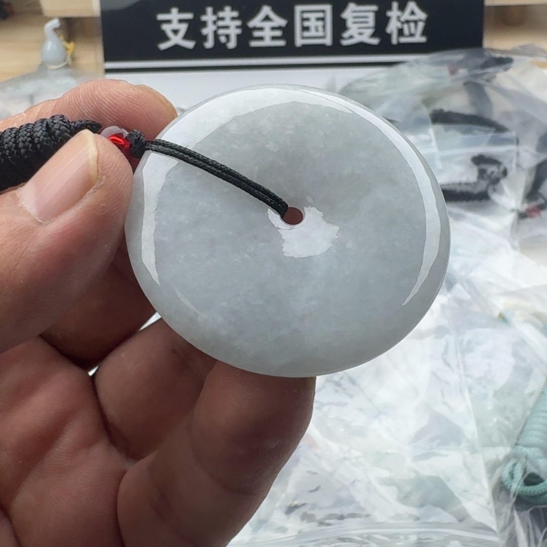 颈饰未镶嵌翡翠天然缅甸A货翡翠