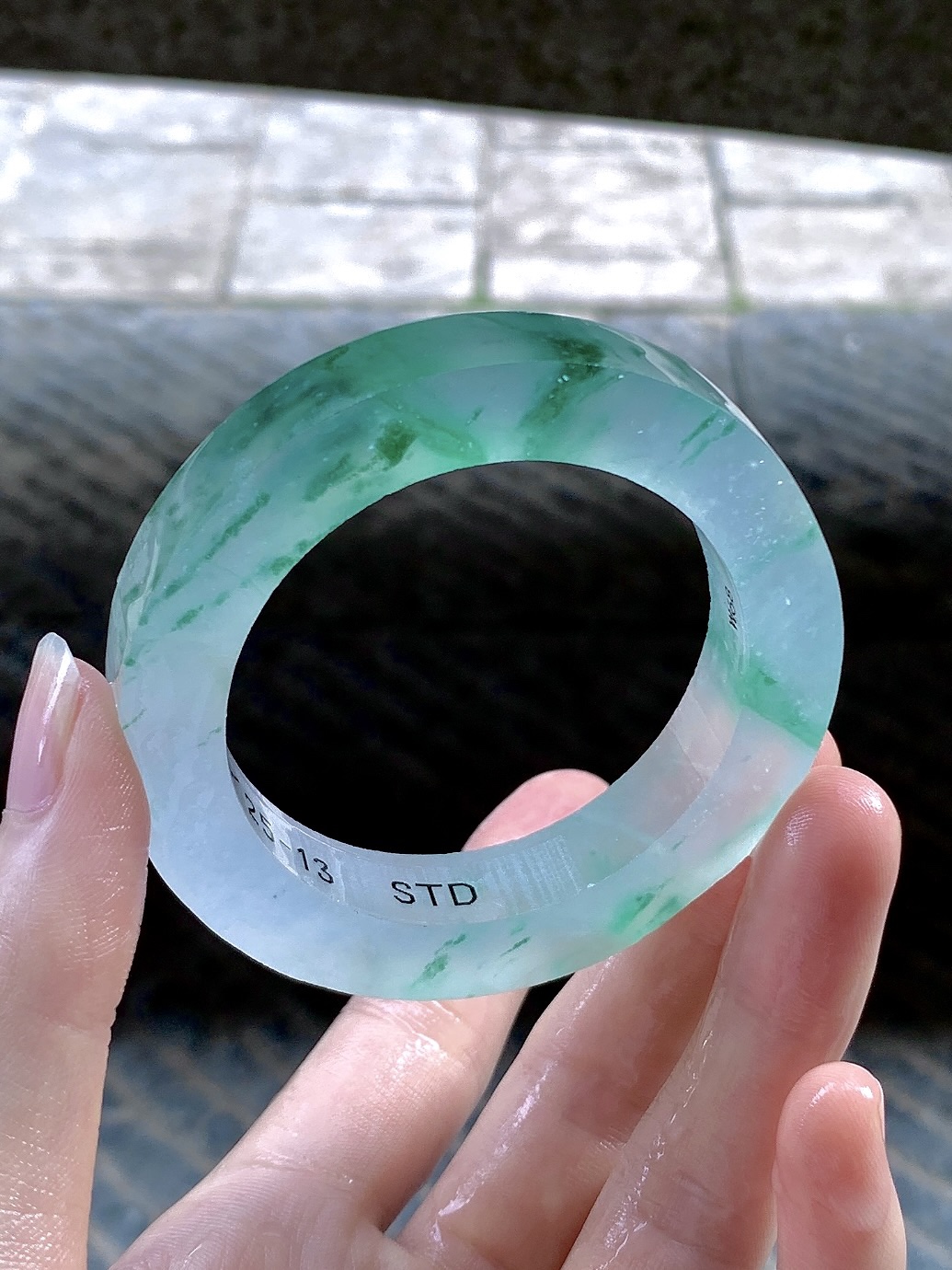 毛胚翡翠手镯定制定金链接1w