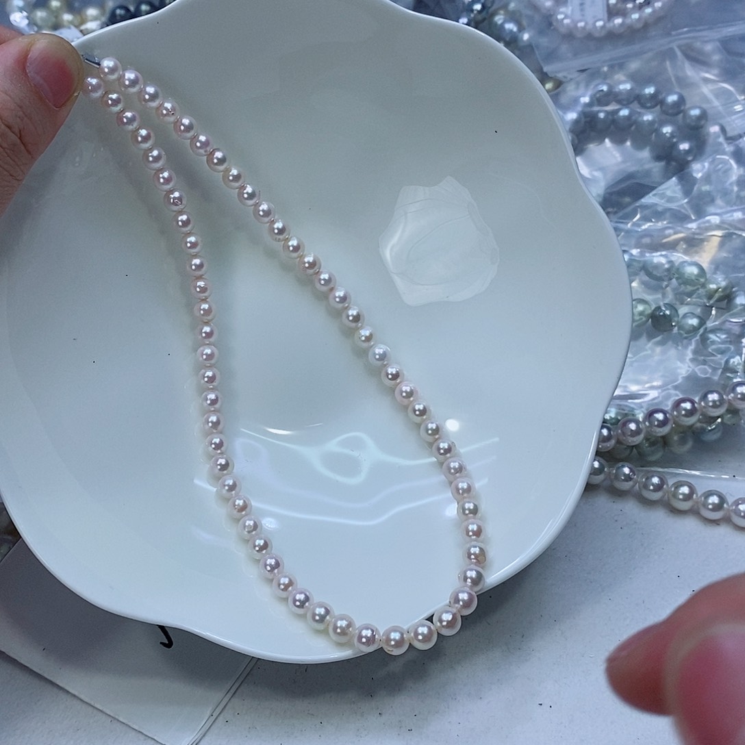 海水珍珠颈饰银S925镶嵌