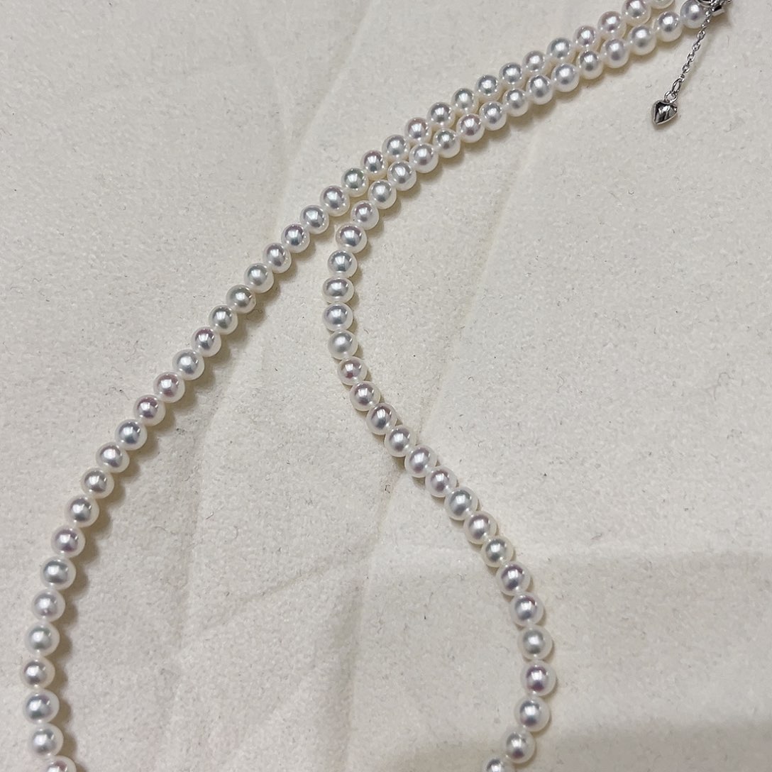 淡水珍珠颈饰银S925镶嵌