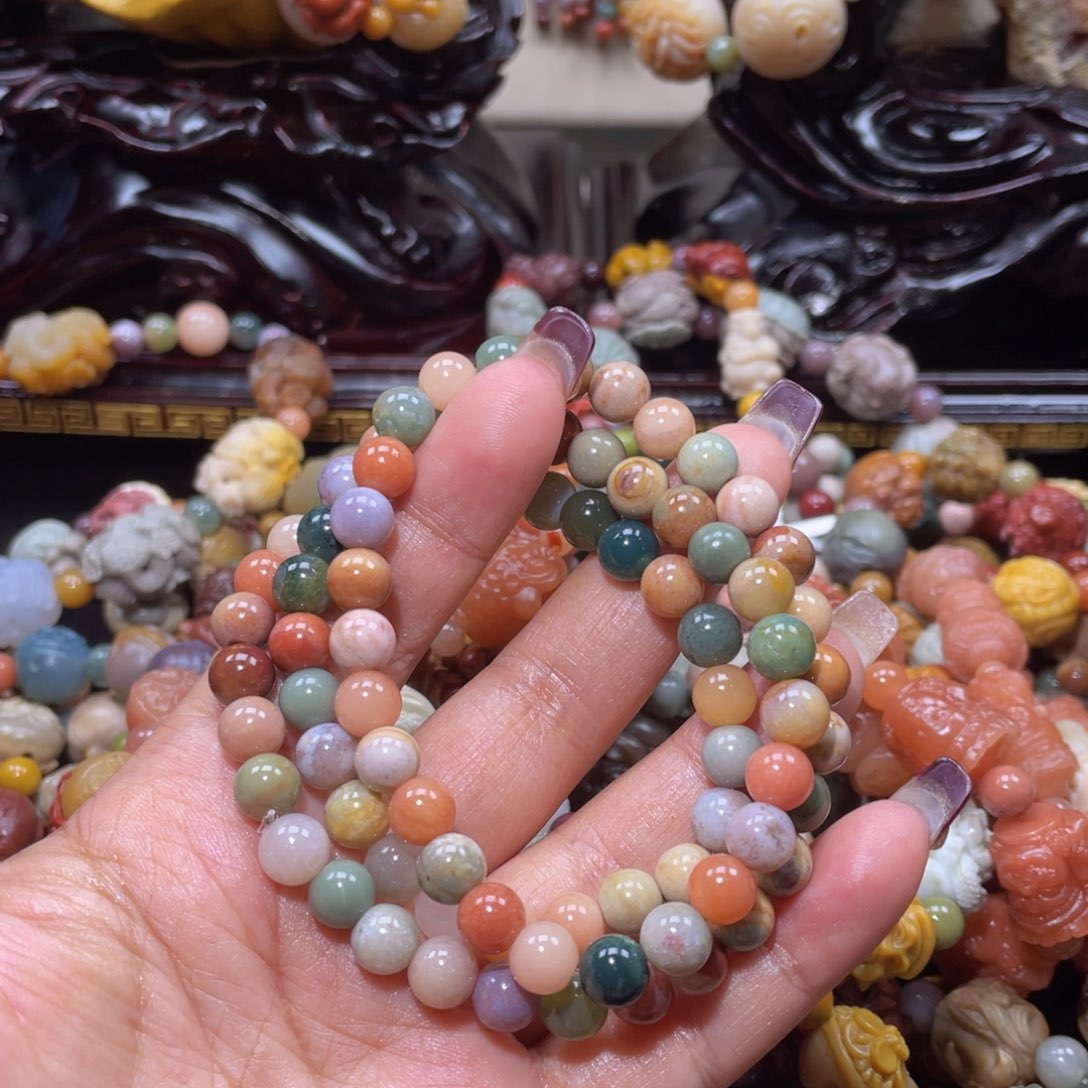 石英质玉手链未镶嵌