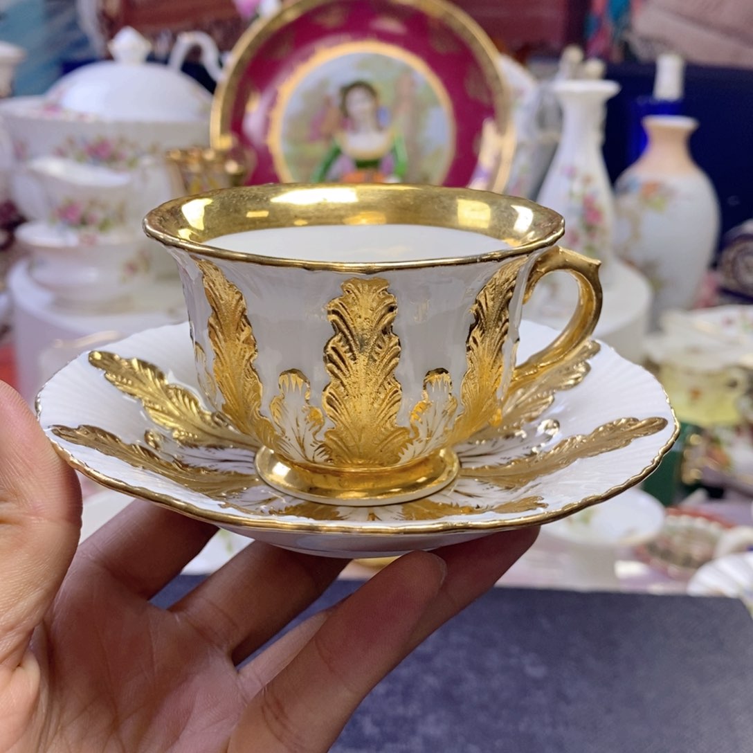 瓷器欧瓷咖啡杯水晶杯