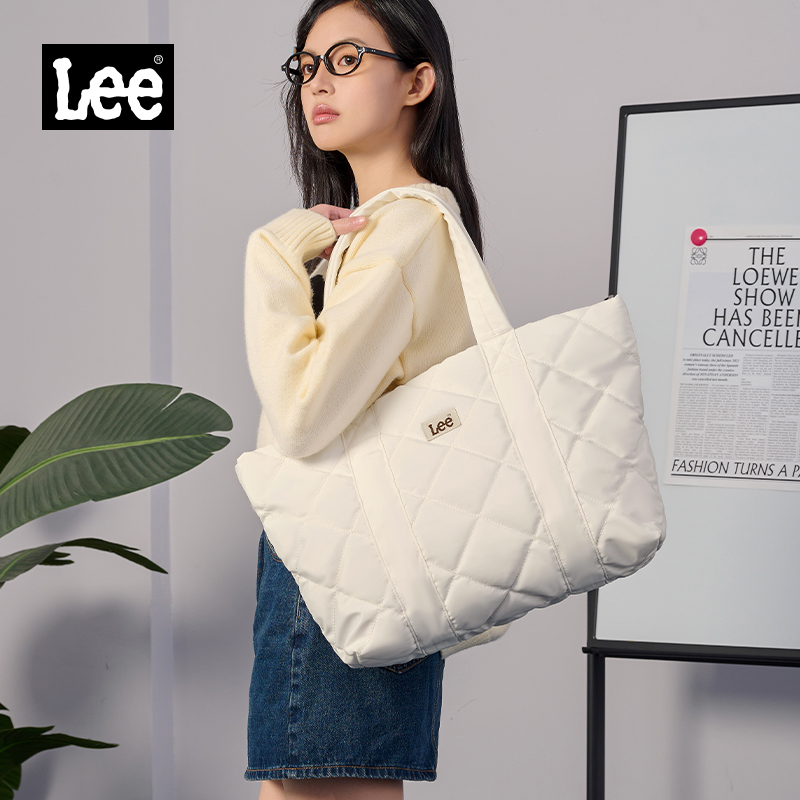 【云朵包】Lee新款托特包女生大容量单肩包大学生通勤上课包包女款