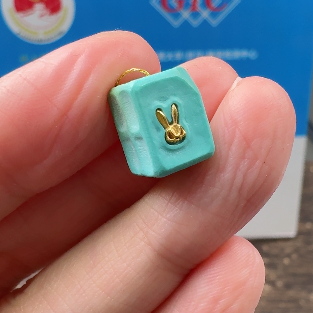 绿松石珠宝奇石未镶嵌