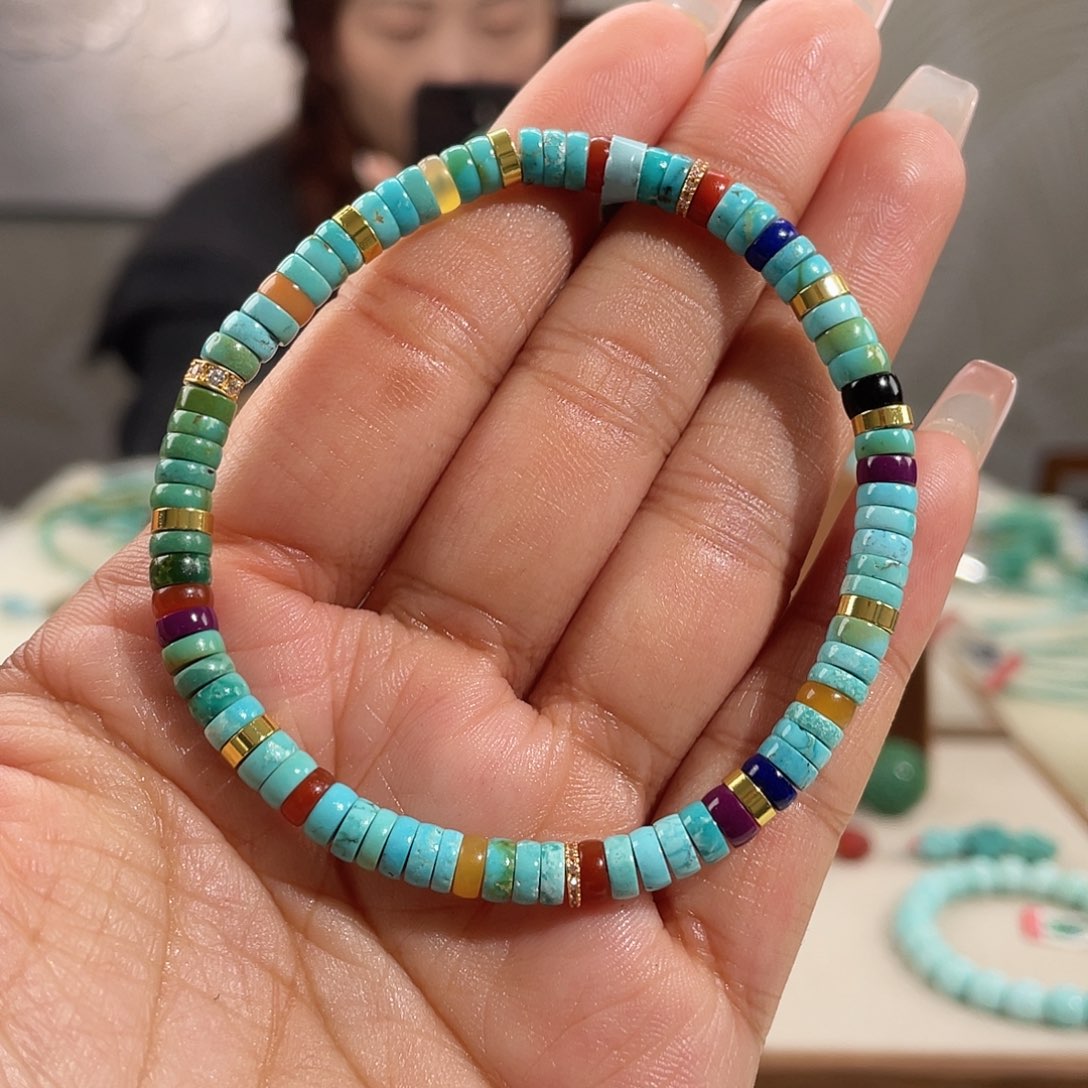 绿松石未镶嵌彩虹直切卡5