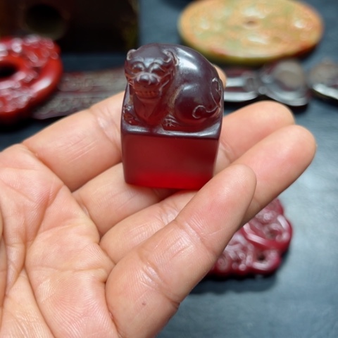 吊坠白玉菩提把件