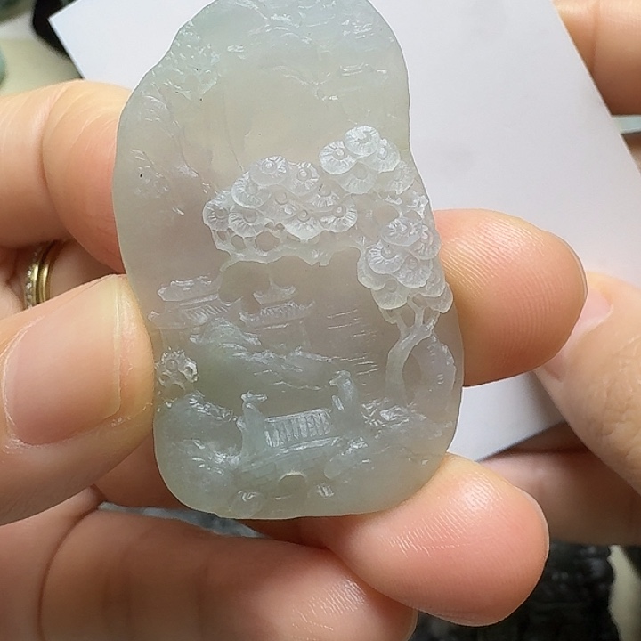 定制翡翠未镶嵌毛货