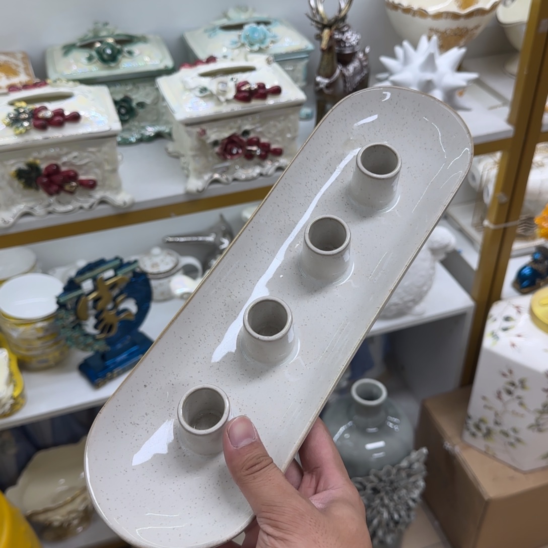 瓷片陶瓷花瓶陶瓷摆件