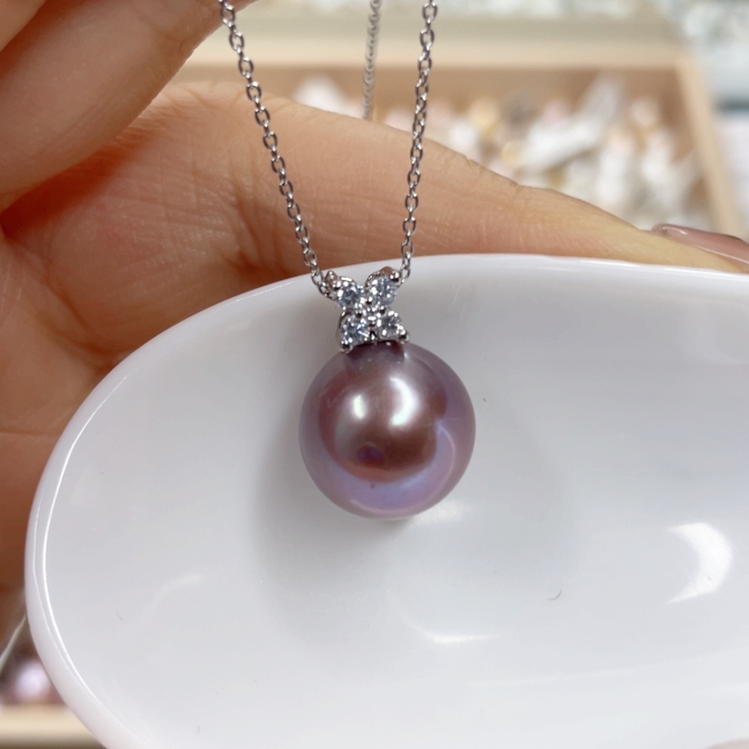 淡水珍珠未镶嵌吊坠(赠链)