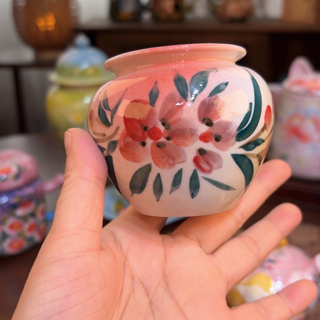 景德镇手绘高温釉下彩陶瓷茶具